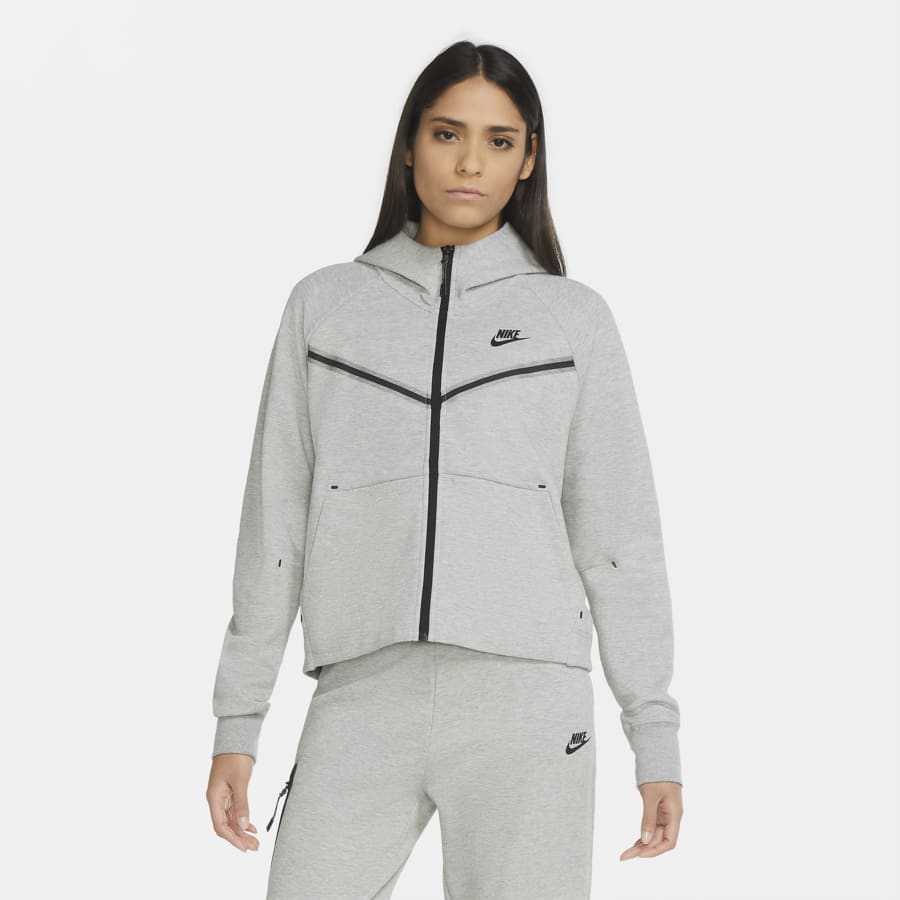 sportswear tech fleece windrunner hoodie met rits dames